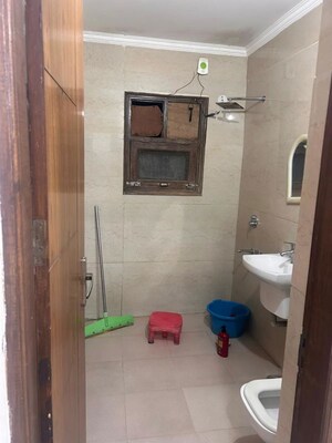 Bathroom in 2 BHK Builder Floor at Green Fields Colony – for Rent