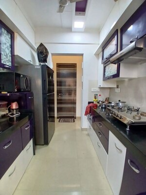 Kitchen in 2 BHK Apartment at Raheja Serenity, Kandivali East – for Rent