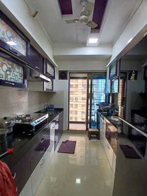 Kitchen in 2 BHK Apartment at Raheja Serenity, Kandivali East – for Rent