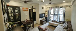 Living Room in 2 BHK Apartment at Lake Home, Powai – for Rent