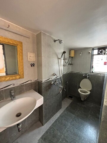 Washroom in 2 BHK Apartment at Bandra West – for Rent