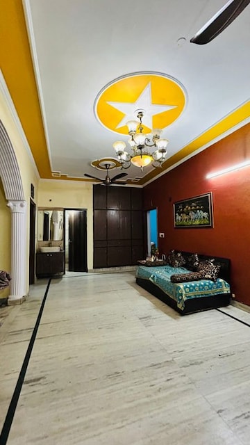 Living Room in 4 BHK Builder Floor at Kalkaji – for Sale