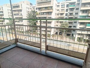 Balcony in 2 BHK Apartment at Raviraj Park Island, Yerawada – for Rent