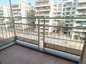 Balcony in 2 BHK Apartment at Raviraj Park Island, Yerawada – for Rent