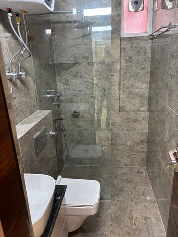 Bathroom in 3 BHK Builder Floor at Rohini – for Rent