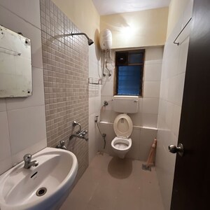 Bathroom in 2 BHK Apartment at Runwal Garden City, Balkum Pada – for Rent