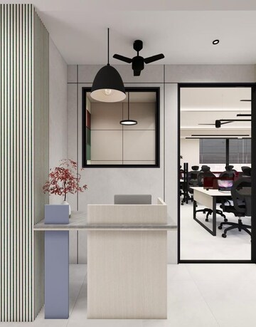 Kitchen in  Office Space at Savaliya Krish Cubical, Thaltej – for Rent