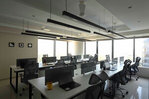 Team Area in  Office Space at Savaliya Krish Cubical, Thaltej – for Rent