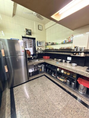 Kitchen in 3 BHK Apartment at Vimla Mahal, Peddar Road – for Rent