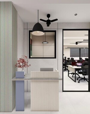 Kitchen in  Office Space at Savaliya Krish Cubical, Thaltej – for Rent