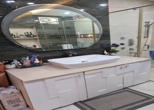 Bathroom in 3 BHK Builder Floor at Shalimar Garden Extension I – for Rent