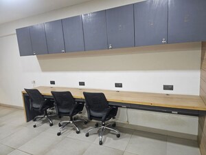 Team Area in  Office Space at Krish One World Capital, Bodakdev – for Rent