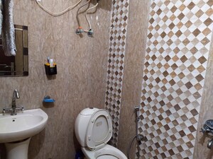 Bathroom in 2 BHK Apartment at Saya Gold Avenue, Vaibhav Khand – for Rent