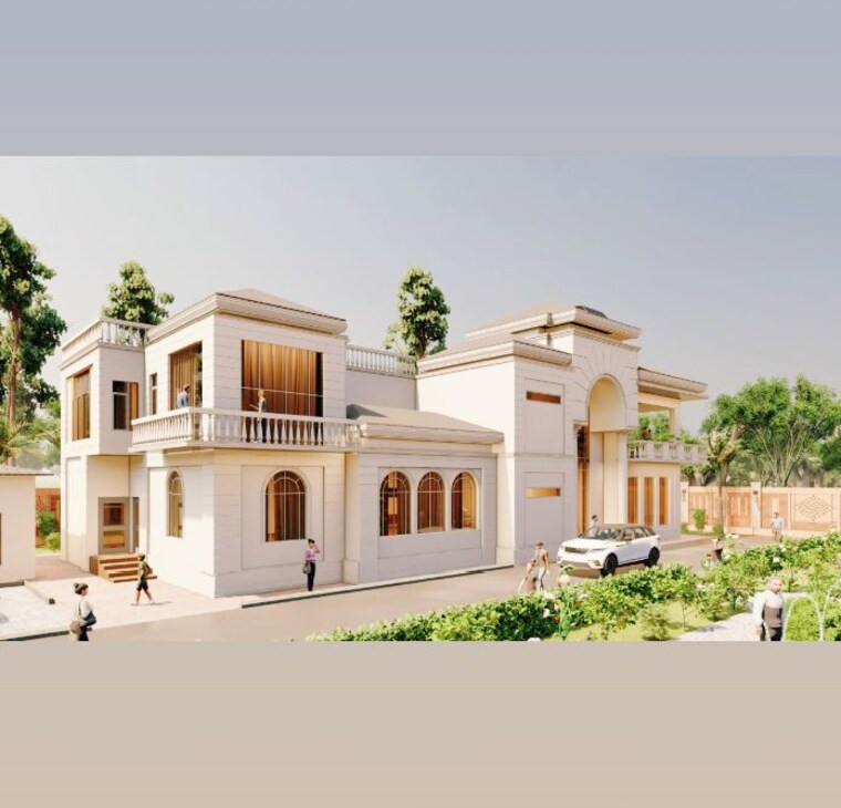 Exterior View, jewar 3.5 Bedroom 250 Sq.Yd. Villa In Jewar Greater Noida 9851890