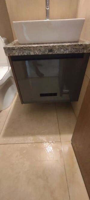 Bathroom in 3 BHK Apartment at Kalpataru Immensa, Kolshet Road – for Rent