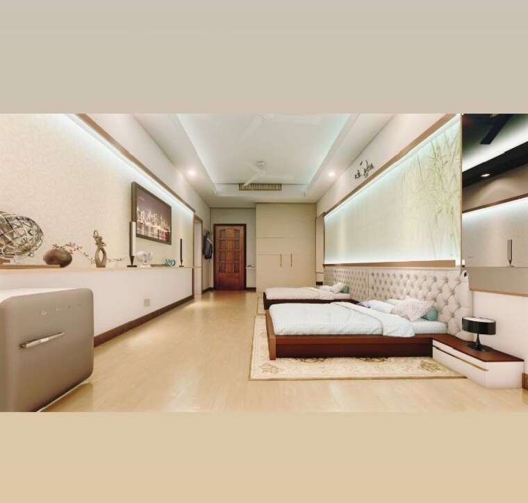 Living Room, jewar 3.5 Bedroom 300 Sq.Yd. Villa In Jewar Greater Noida 9851899