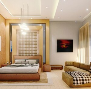 Living Room in 5 BHK Villa at Jewar – for Sale