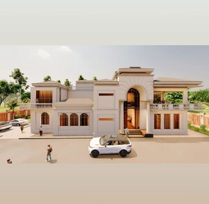 5 BHK Villa – Exterior View View at Jewar - for Sale