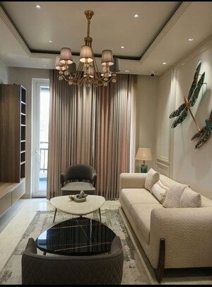 Living Room in 3.5 BHK Apartment at Jashn Elevate, Sushant Golf City – for Sale