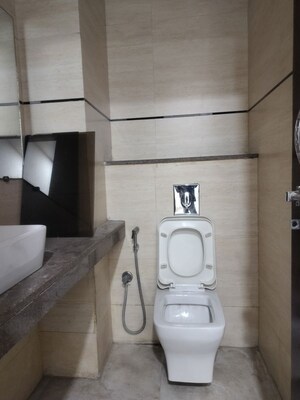 Bathroom in 4 BHK Builder Floor at Vasant Kunj – for Rent