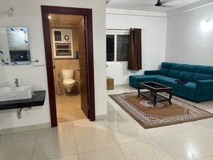 Living Room in 2 BHK Apartment at Prestige High Fields Gachibowli, Gachibowli – for Rent