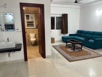 Living Room in 2 BHK Apartment at Prestige High Fields Gachibowli, Gachibowli – for Rent