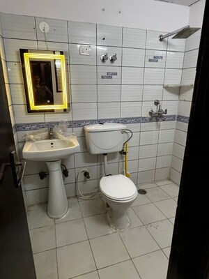 Bathroom in 3 BHK Apartment at Mahagun Mosaic, Vaishali Sector 4 – for Rent