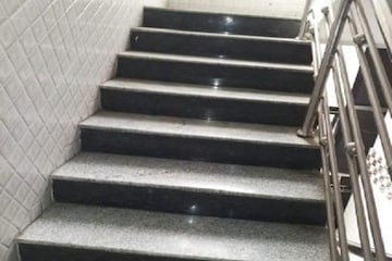 Staircase in 1 BHK Builder Floor at Btm Layout 1 – for Rent