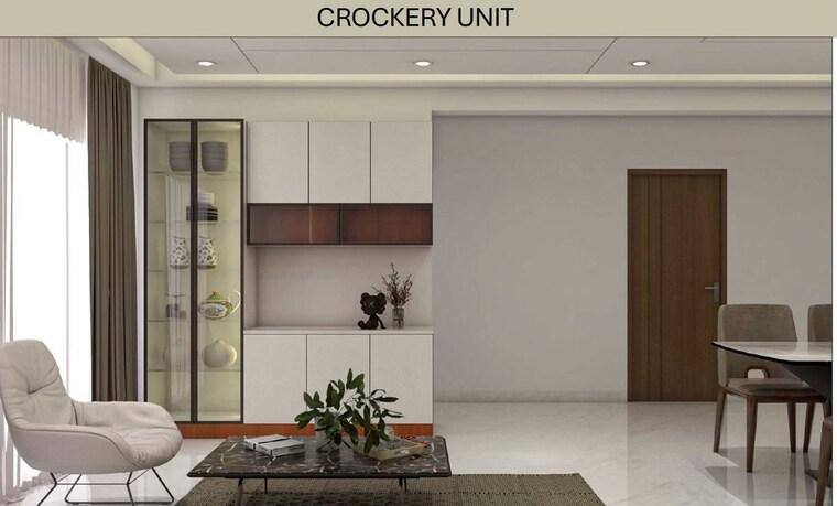 Living Room, prestige-beverly-hills 4 Bedroom 2708 Sq.Ft. Apartment In Kokapet Hyderabad 9852740