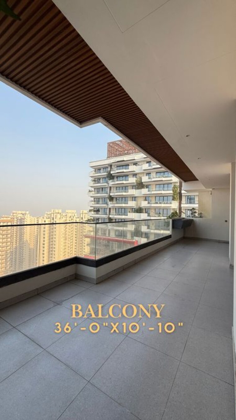 Balcony, aba-county-107 4 Bedroom 3631 Sq.Ft. Apartment In Sector 107 Noida 9852576
