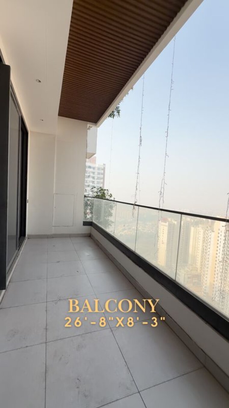 Balcony, aba-county-107 4 Bedroom 3631 Sq.Ft. Apartment In Sector 107 Noida 9852576