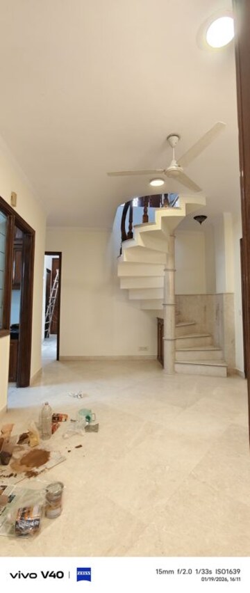 Building Lobby in 3 BHK Builder Floor at Defence Colony – for Rent