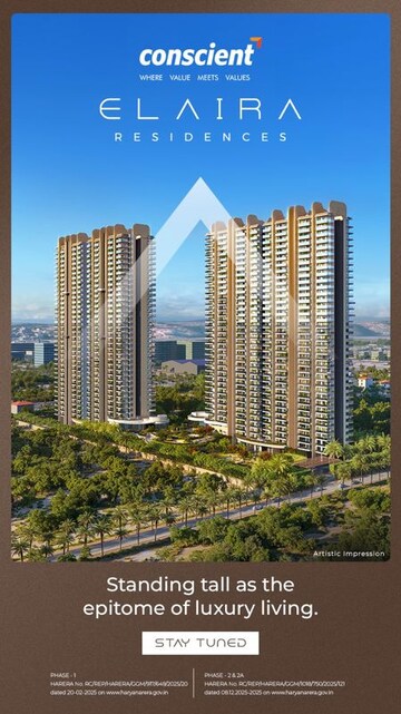 4 BHK Apartment For Sale in Conscient Elaira Residences, Sector 80