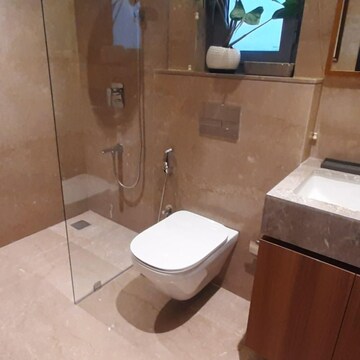 Bathroom in 3 BHK Apartment at Piramal Mahalaxmi, Arthur rd – for Sale