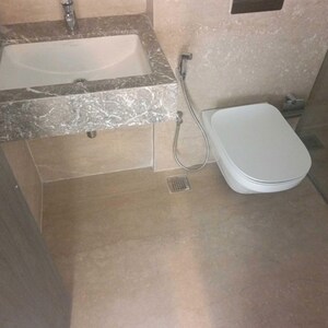 Bathroom in 3 BHK Apartment at Piramal Mahalaxmi Central Tower, Arthur rd – for Sale