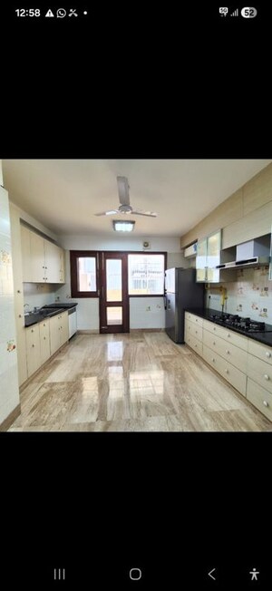 Kitchen in 3 BHK Builder Floor at Defence Colony – for Rent