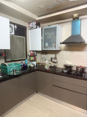 Kitchen in 3 BHK Builder Floor at Greater Kailash I – for Sale