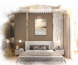 Bedroom in 3.5 BHK Apartment at Ganga Kashi Residences, Sector 89 – for Sale