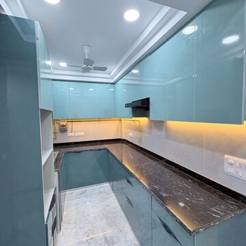 Kitchen in 3 BHK Builder Floor at Khirki Extension – for Rent