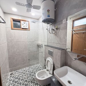 Bathroom in 3 BHK Builder Floor at Khirki Extension – for Rent
