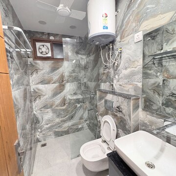 Bathroom in 3 BHK Builder Floor at Khirki Extension – for Rent