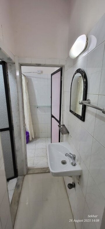 Bathroom in 1 BHK Apartment at Rutu Estate, Brahmand – for Rent