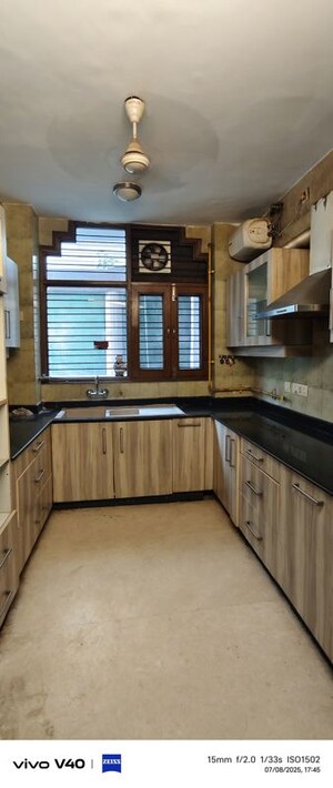 Kitchen in 3 BHK Apartment at Defence Colony – for Rent