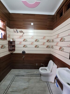 Bathroom in 3 BHK Builder Floor at Aerocity – for Rent