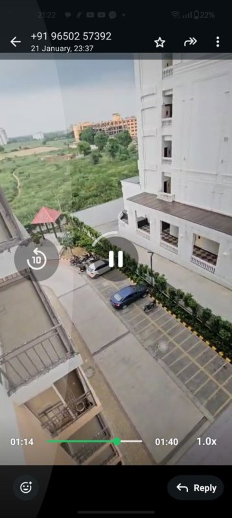 Balcony, rof-amaltas 1 Bedroom 419 Sq.Ft. Apartment In Sector 92 Gurgaon 9853091