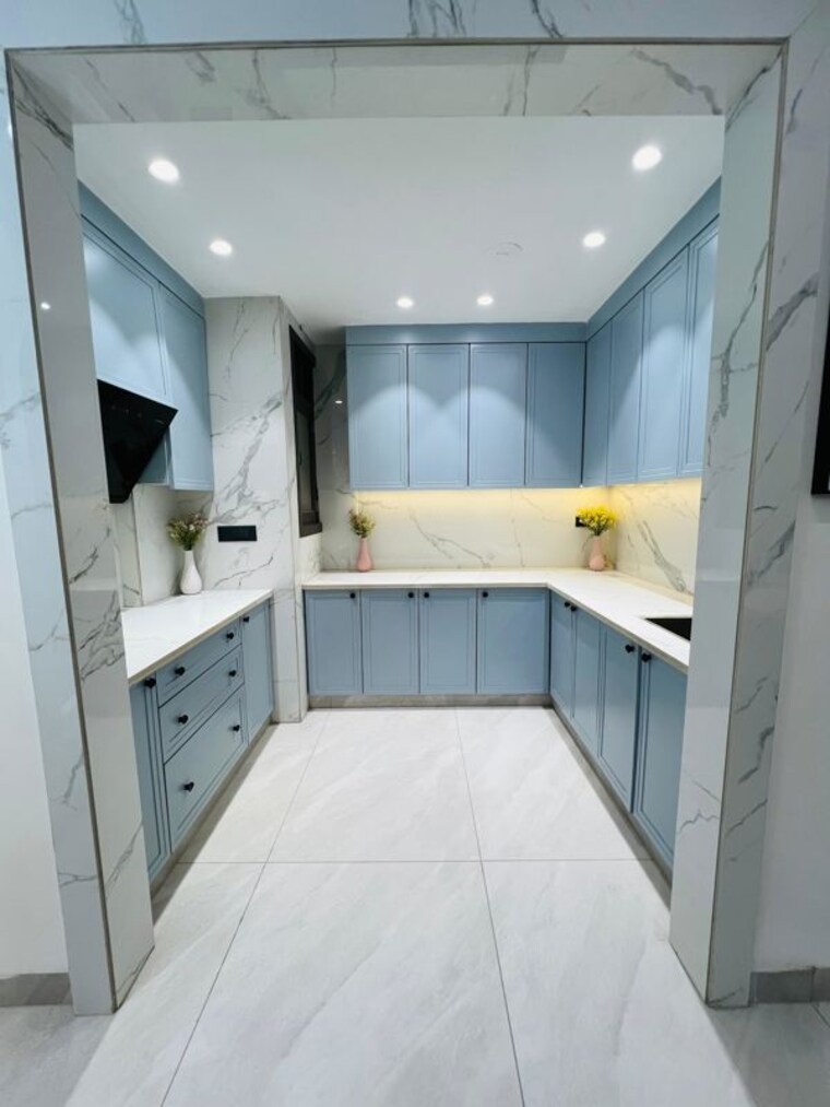 Kitchen, nawada 4 Bedroom 1080 Sq.Ft. Builder Floor In Nawada Delhi 9853106