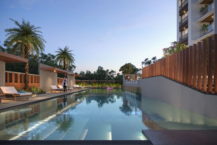 Swimming Pool, aqura-pride 2 Bedroom 526 Sq.Ft. Apartment In Vadgaon Budruk Pune 9853166