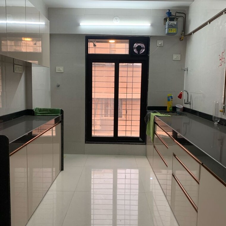 Kitchen, kastur park 3 Bedroom 880 Sq.Ft. Apartment In Kastur Park Mumbai 9853174