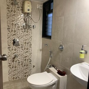 Bathroom in 3 BHK Apartment at Kastur Park – for Rent