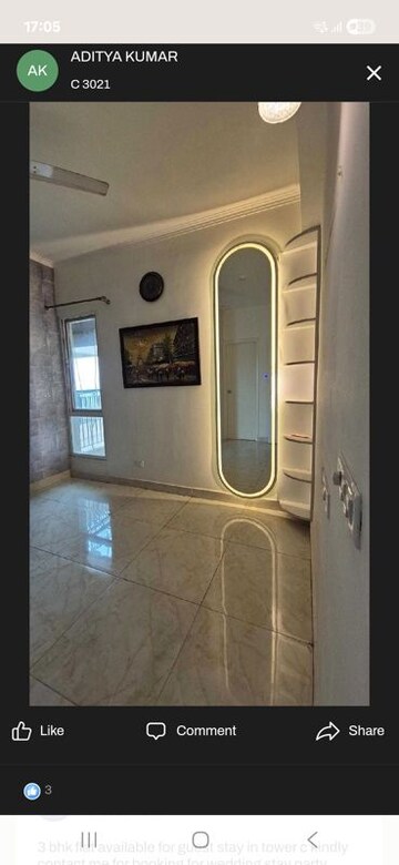 Bathroom in 2 BHK Apartment at Aditya Mega City, Vaibhav Khand – for Rent